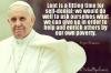 Message of His Holiness Pope Francis for Lent 2017