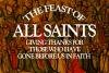 The feast of all saints - Year A